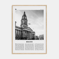 Bolton Travel B&W Poster