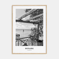 Bonaire Portrait B&W Poster
