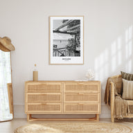 Bonaire Portrait B&W Poster