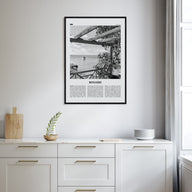 Bonaire Travel B&W Poster