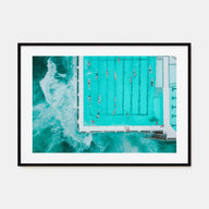 Bondi Beach Landscape Color Poster