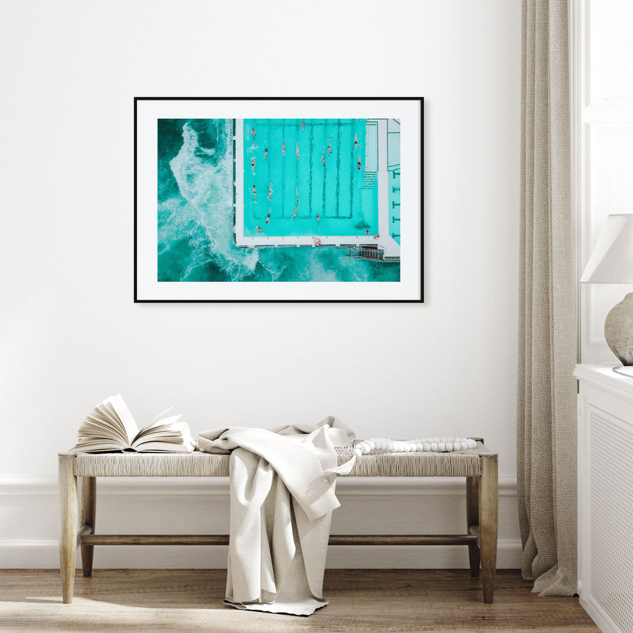 Bondi Beach Landscape Color Poster