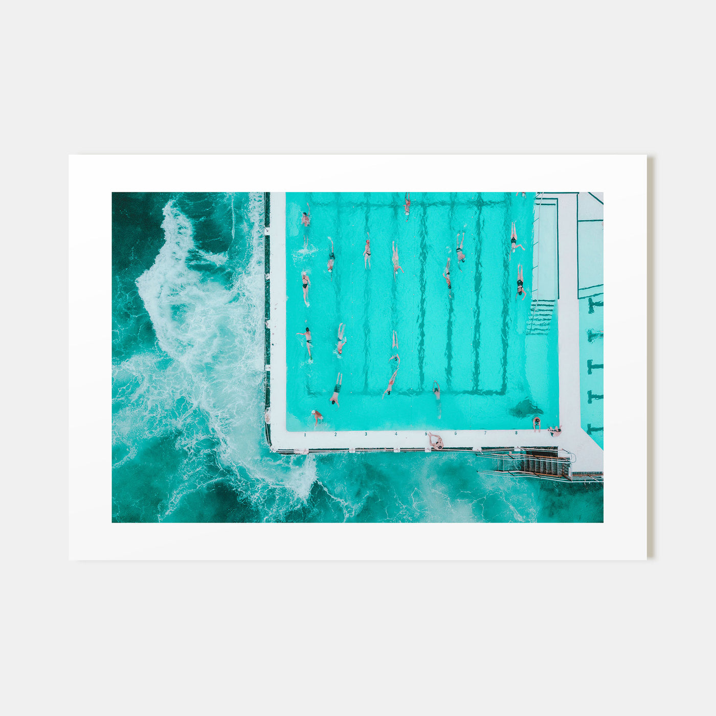 Bondi Beach Landscape Color Poster