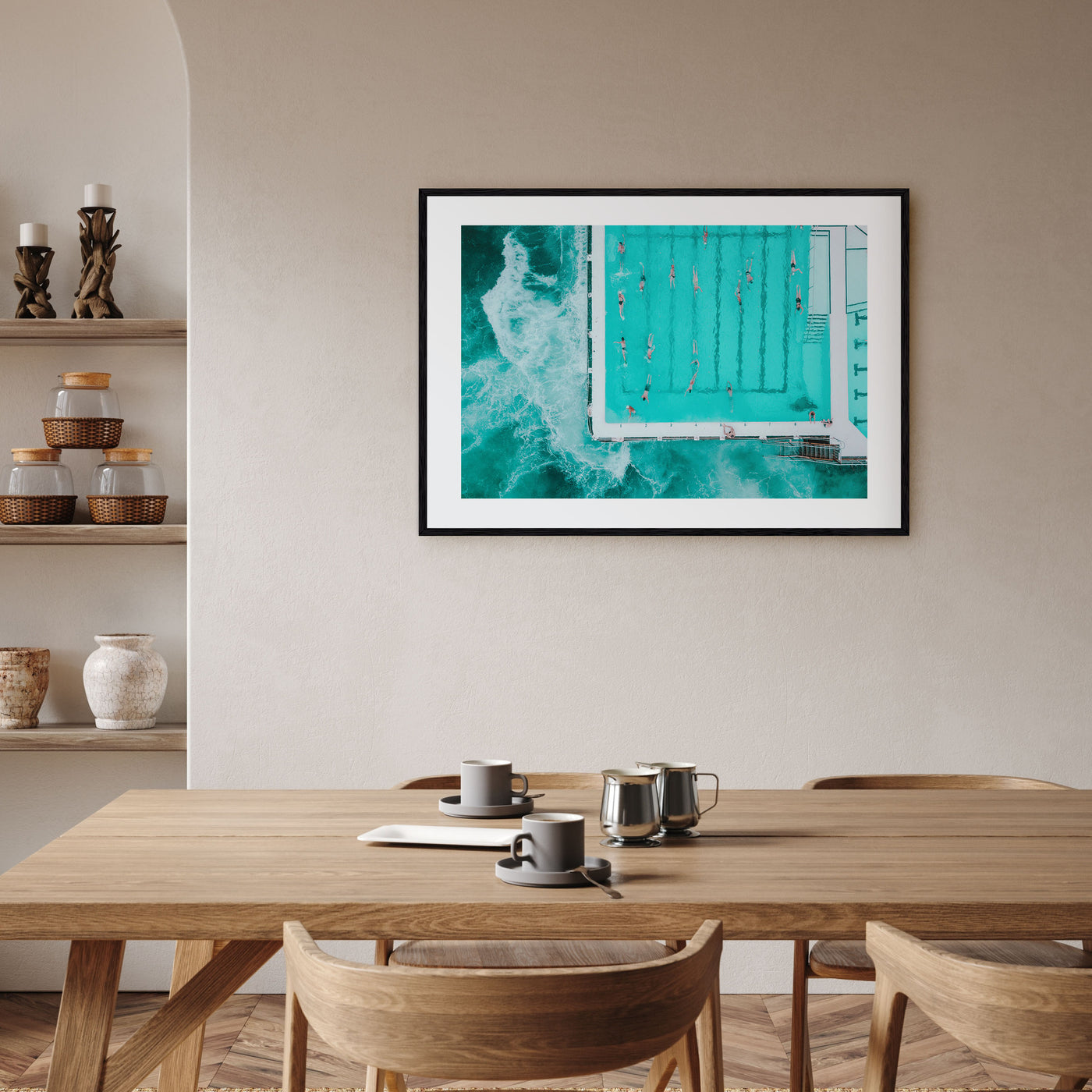 Bondi Beach Landscape Color Poster