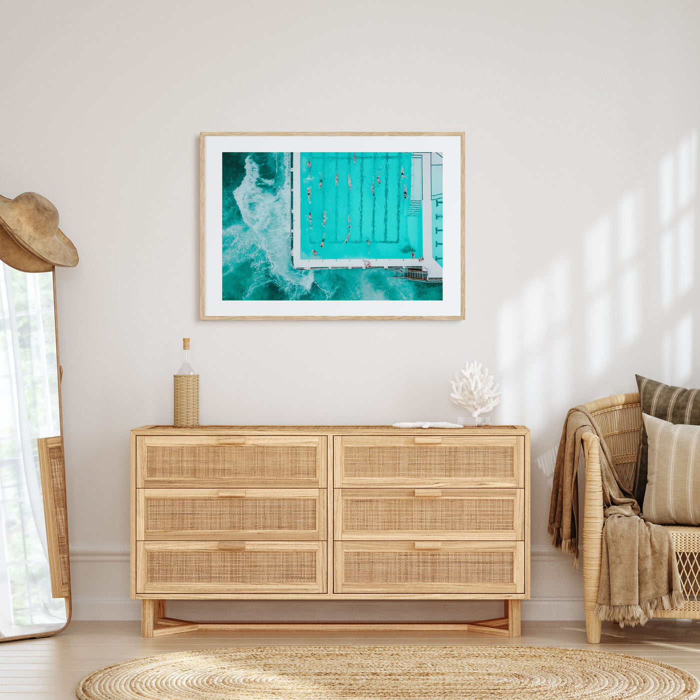 Bondi Beach Landscape Color Poster