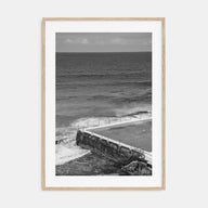 Bondi Beach Photo B&W No 1 Poster