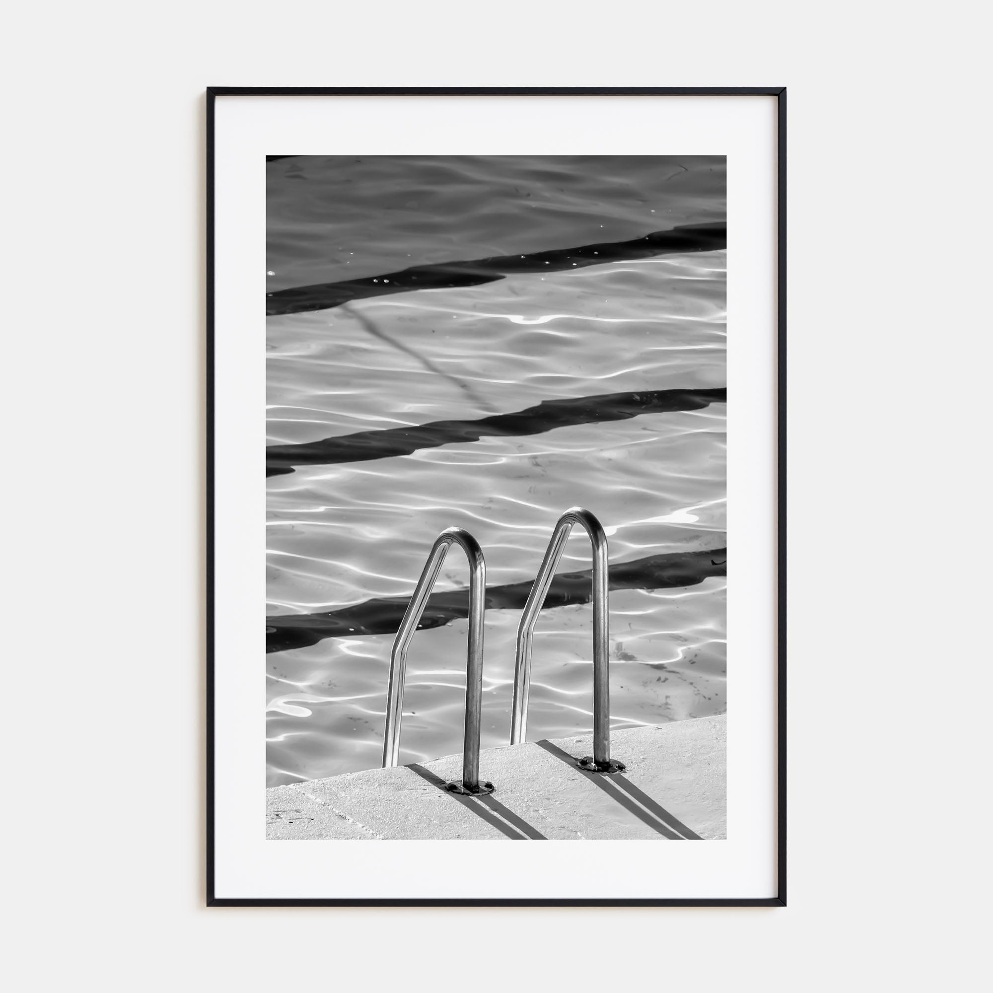 Bondi Beach Photo B&W No 2 Poster