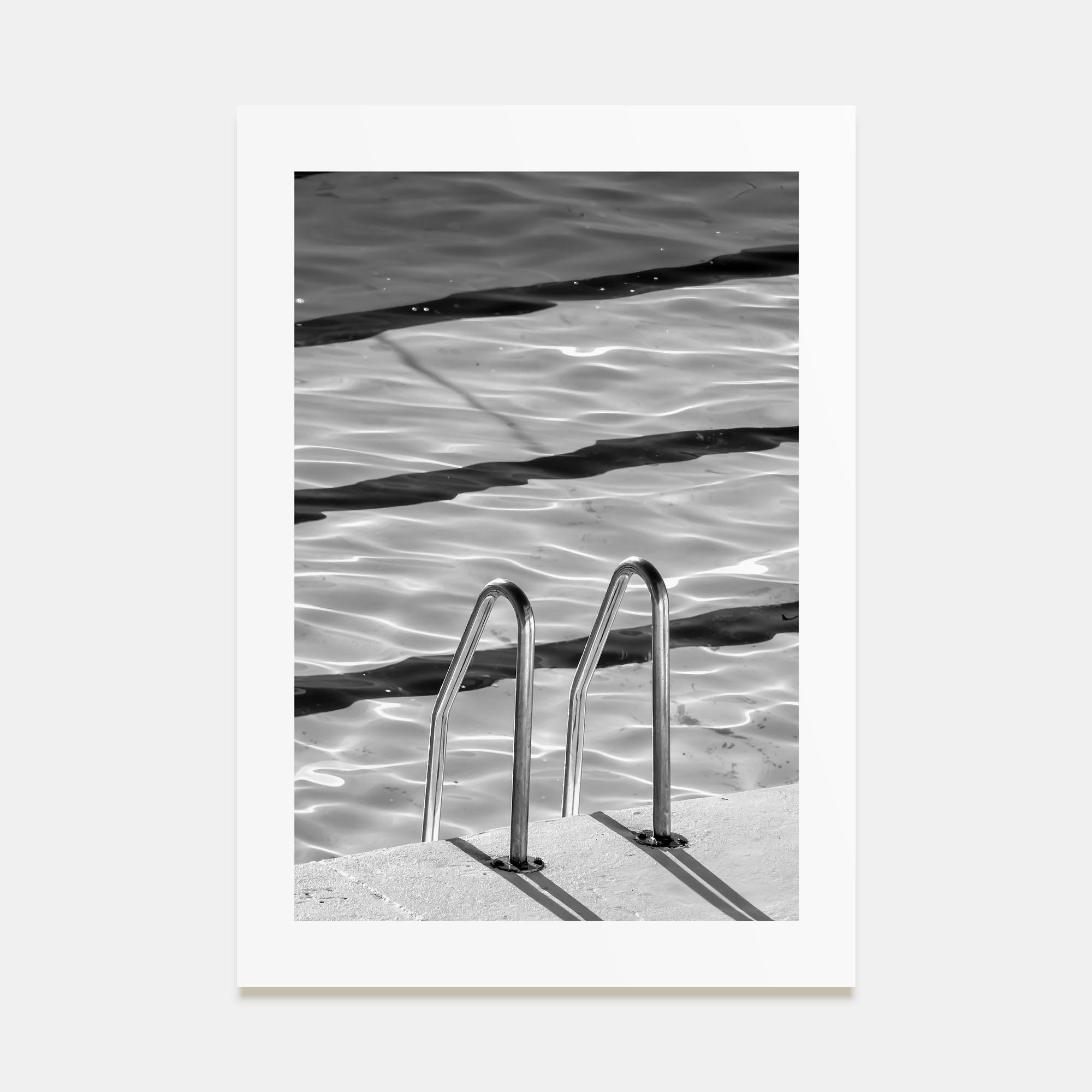 Bondi Beach Photo B&W No 2 Poster