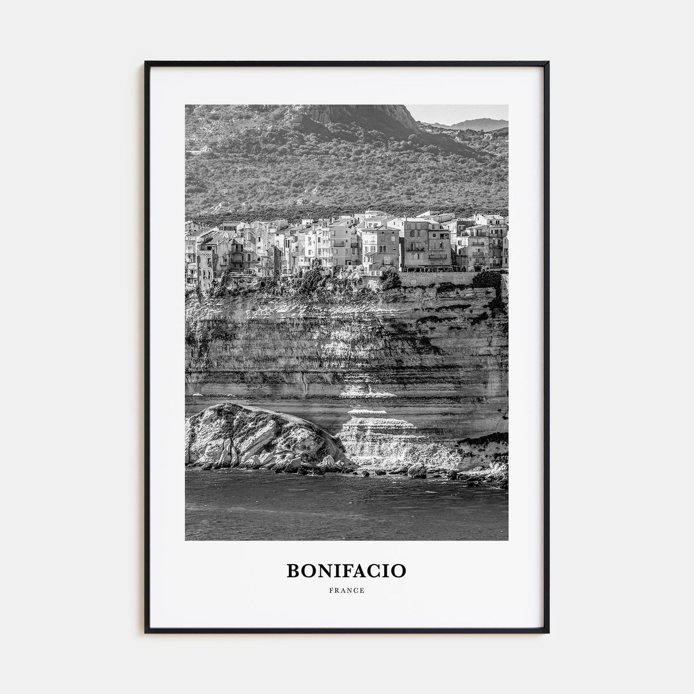 Bonifacio Portrait B&W Poster