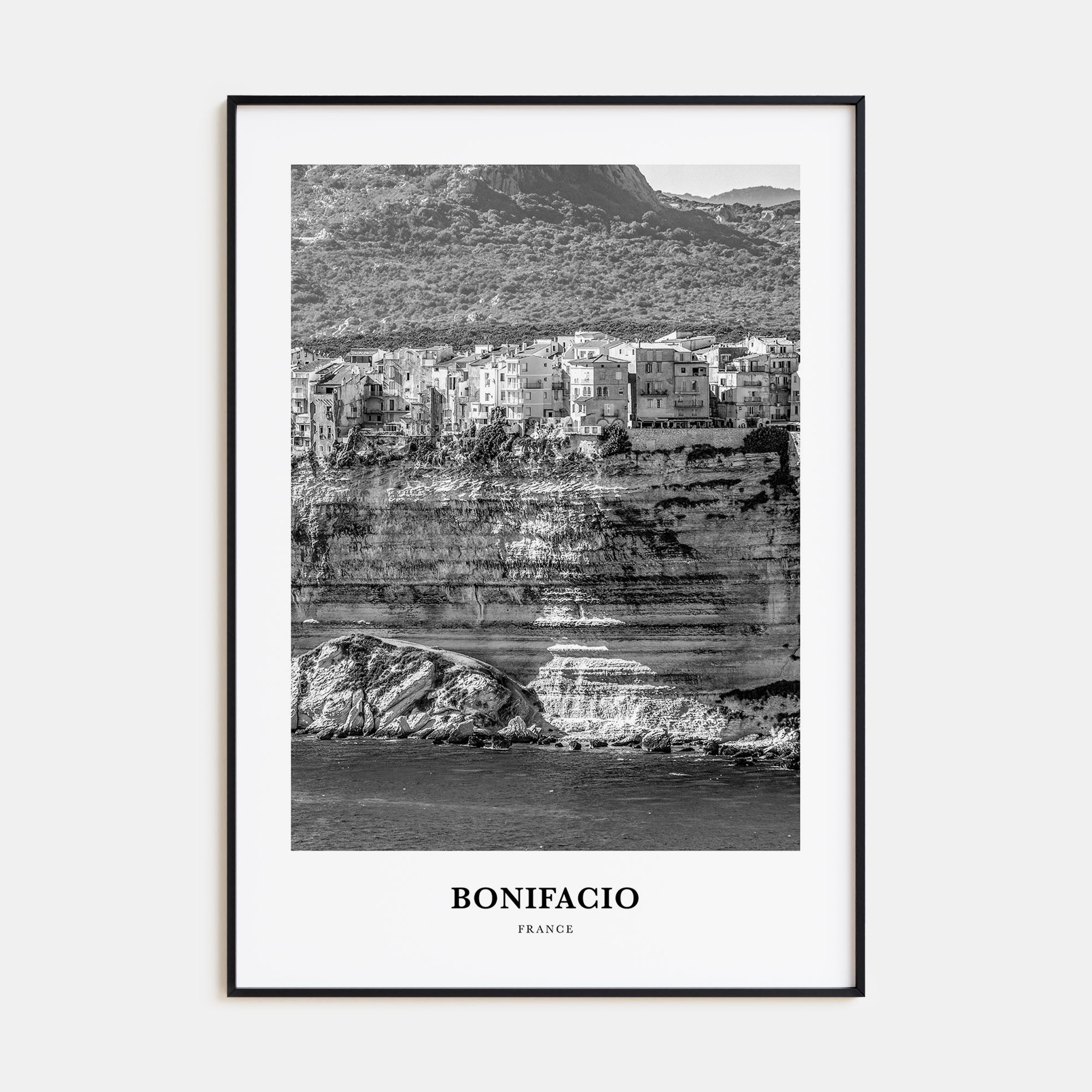 Bonifacio Portrait B&W Poster