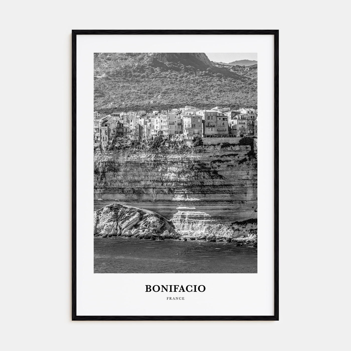Bonifacio Portrait B&W Poster