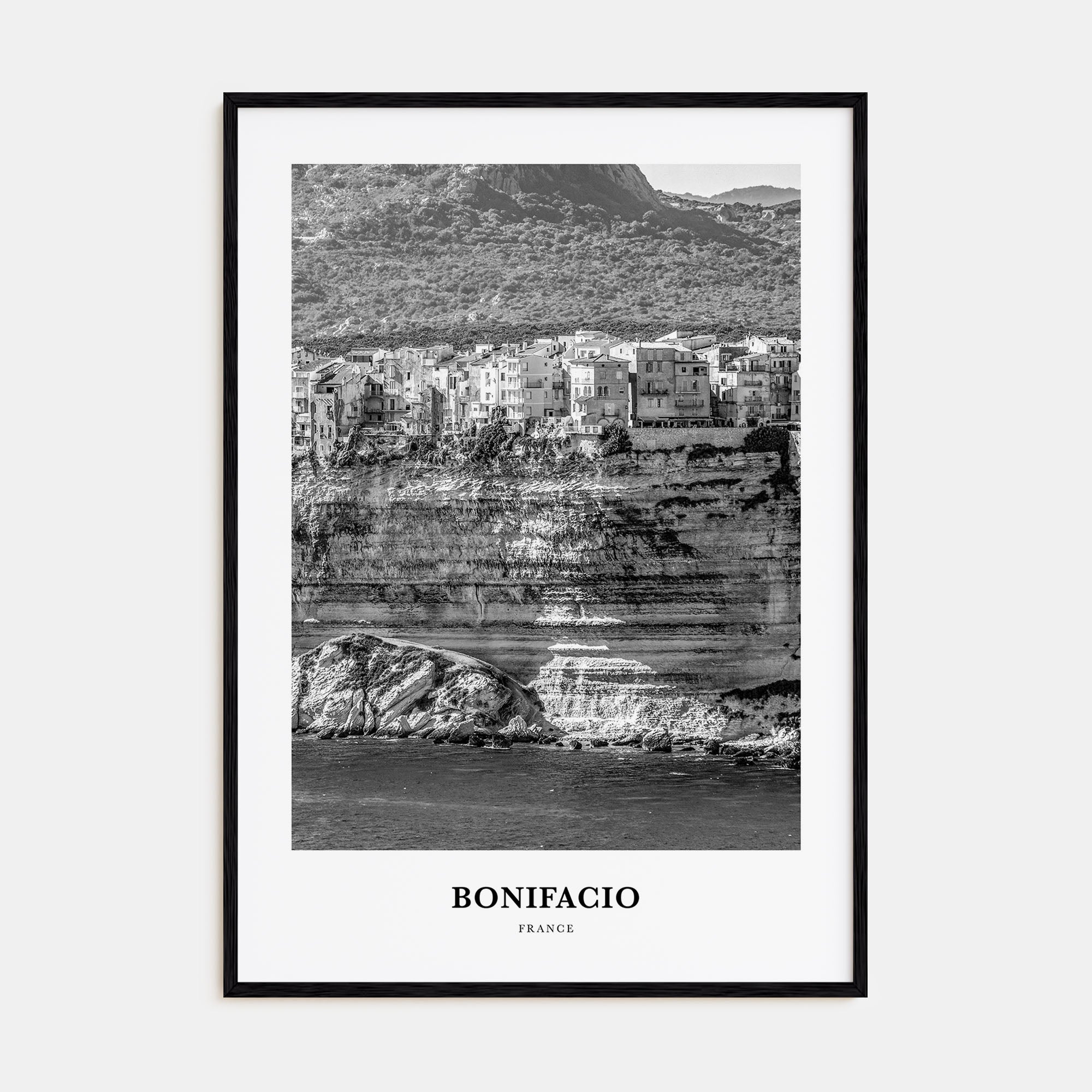 Bonifacio Portrait B&W Poster