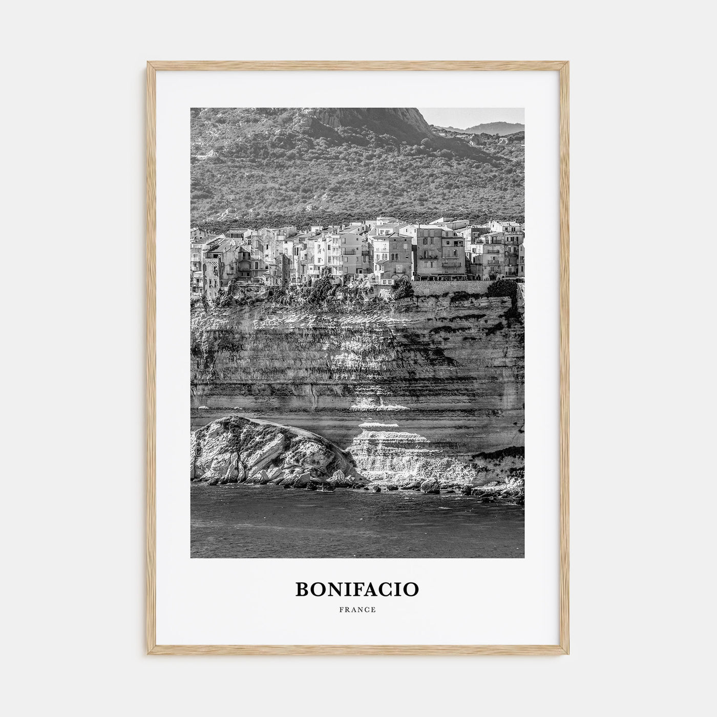 Bonifacio Portrait B&W Poster