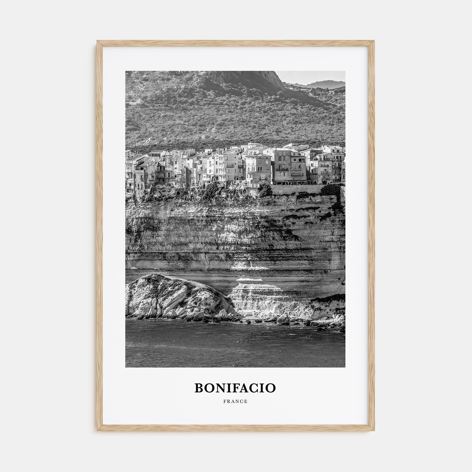 Bonifacio Portrait B&W Poster