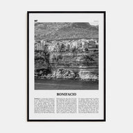 Bonifacio Travel B&W Poster