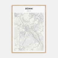 Bonn Map Portrait Poster