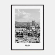 Bonn Portrait B&W Poster