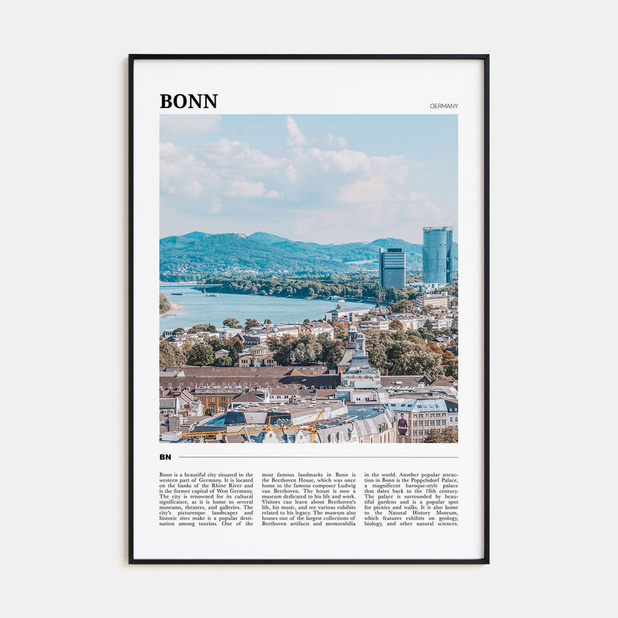 Bonn Travel Color Poster