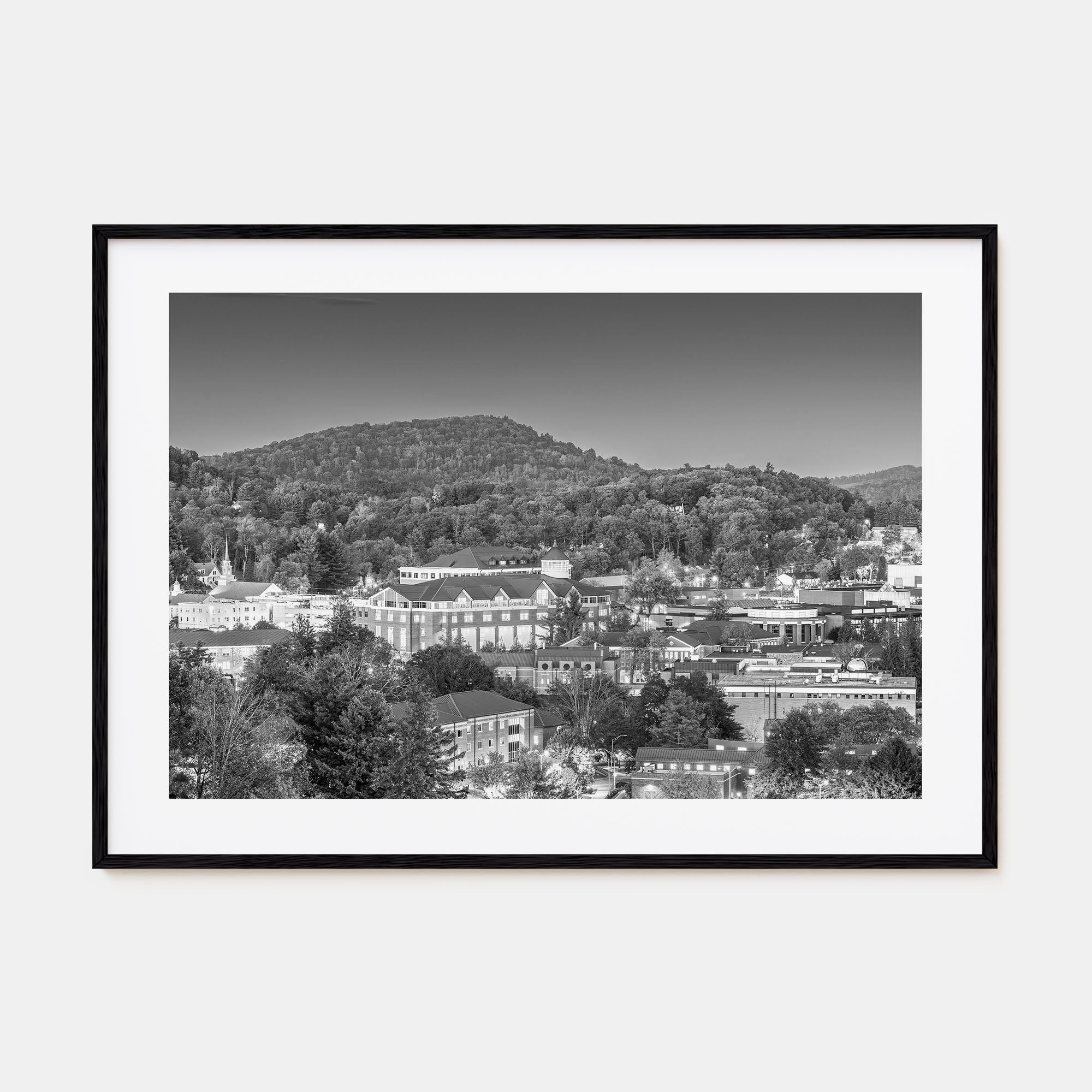 Boone Landscape B&W Poster