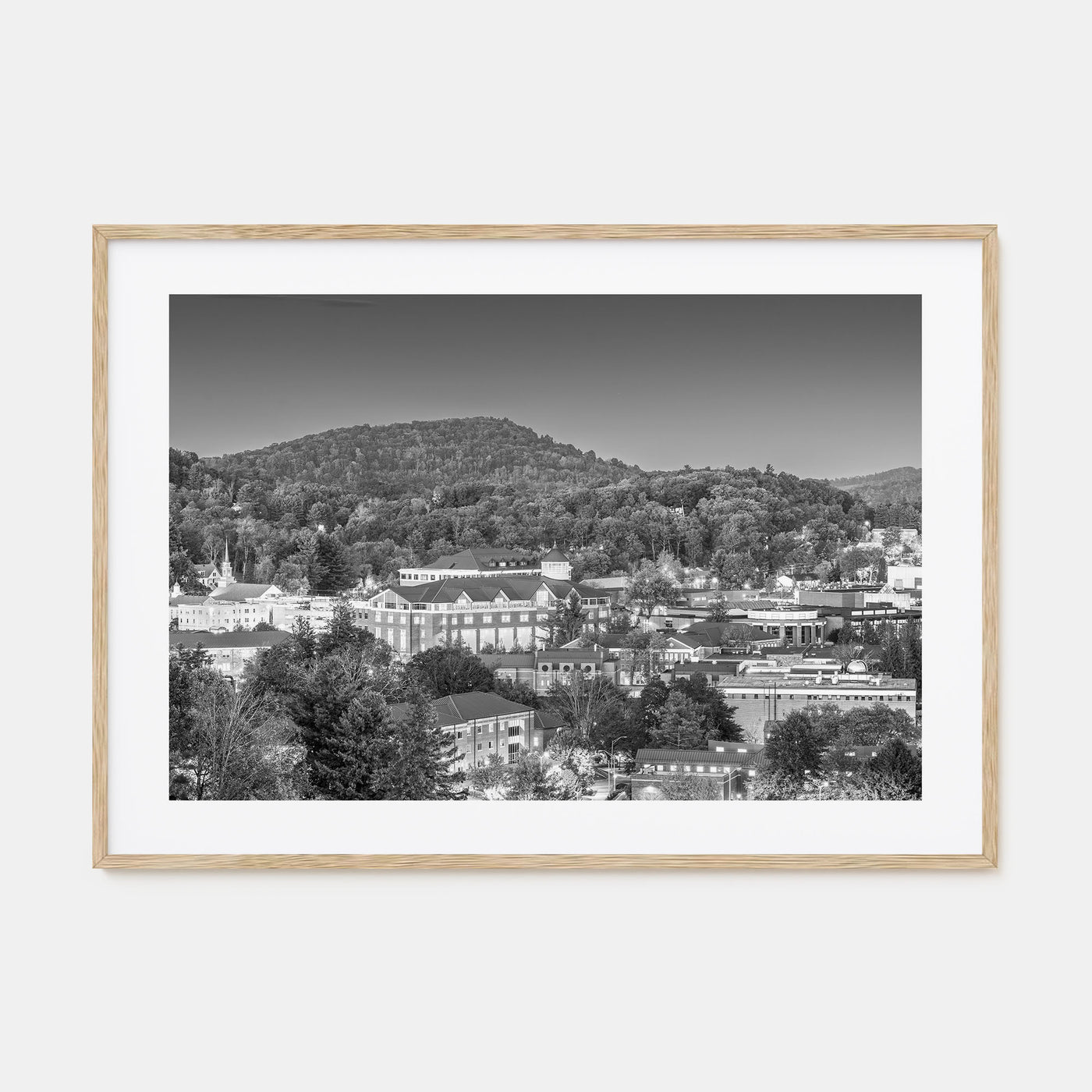 Boone Landscape B&W Poster