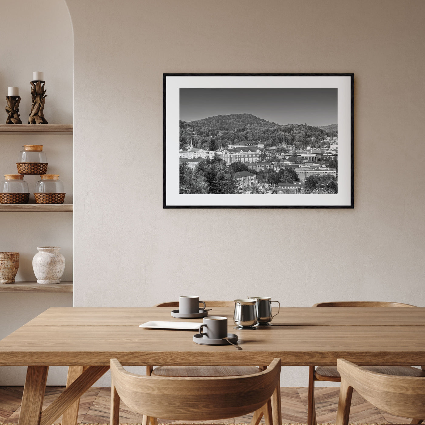 Boone Landscape B&W Poster