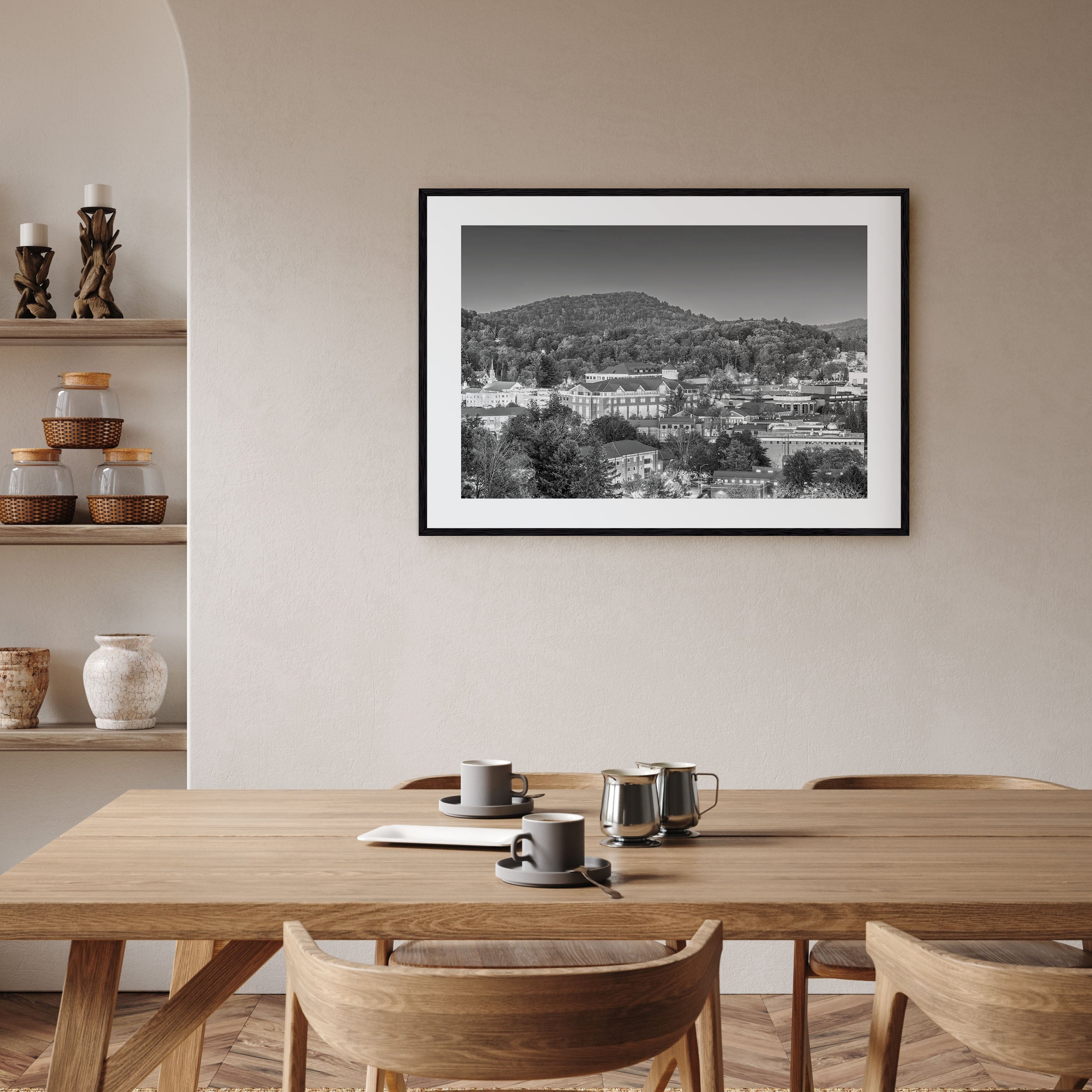 Boone Landscape B&W Poster