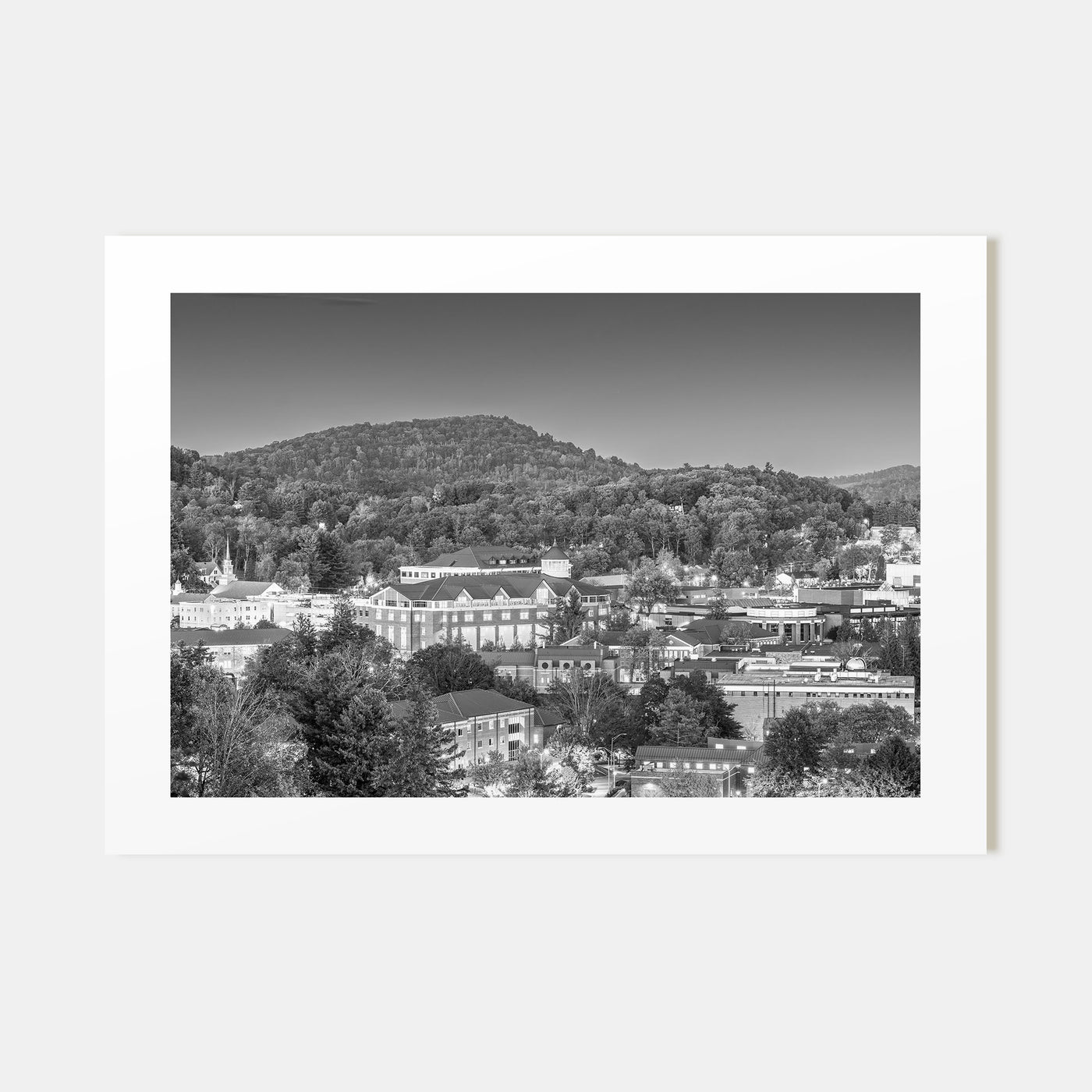 Boone Landscape B&W Poster