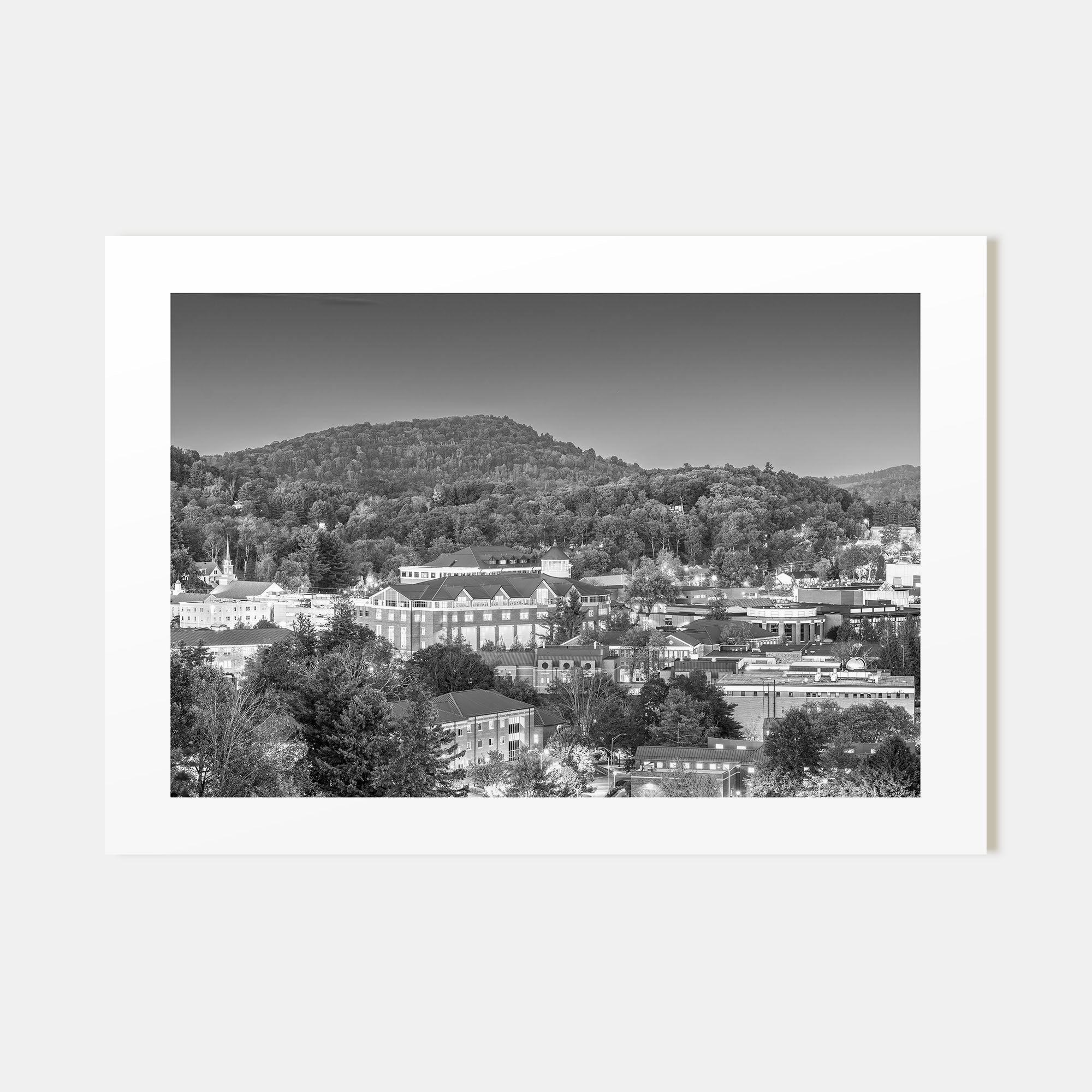 Boone Landscape B&W Poster