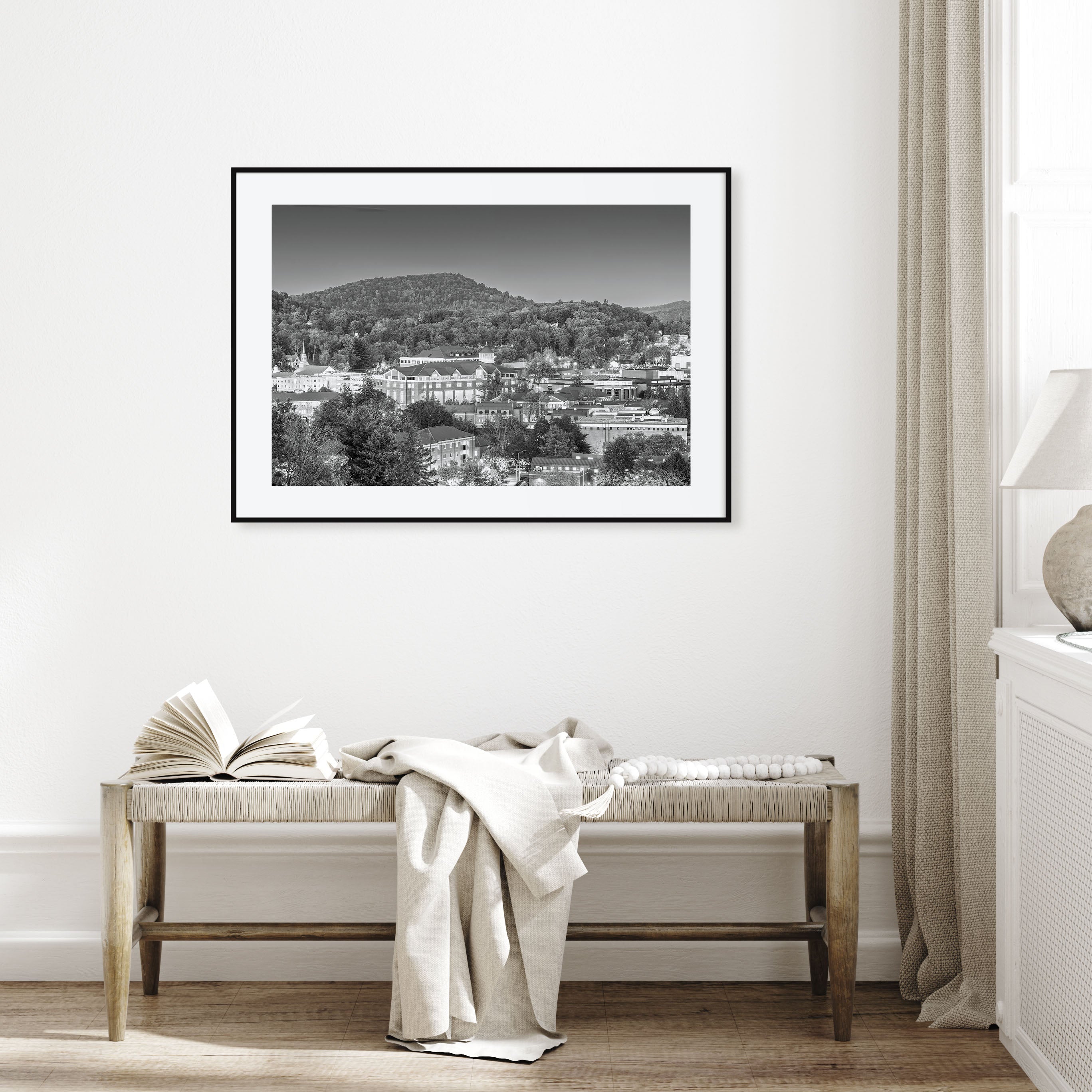 Boone Landscape B&W Poster