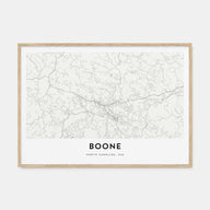 Boone Map Landscape Poster
