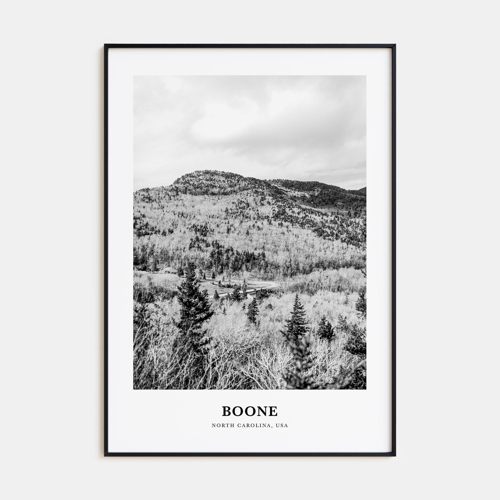 Boone Portrait B&W No 2 Poster