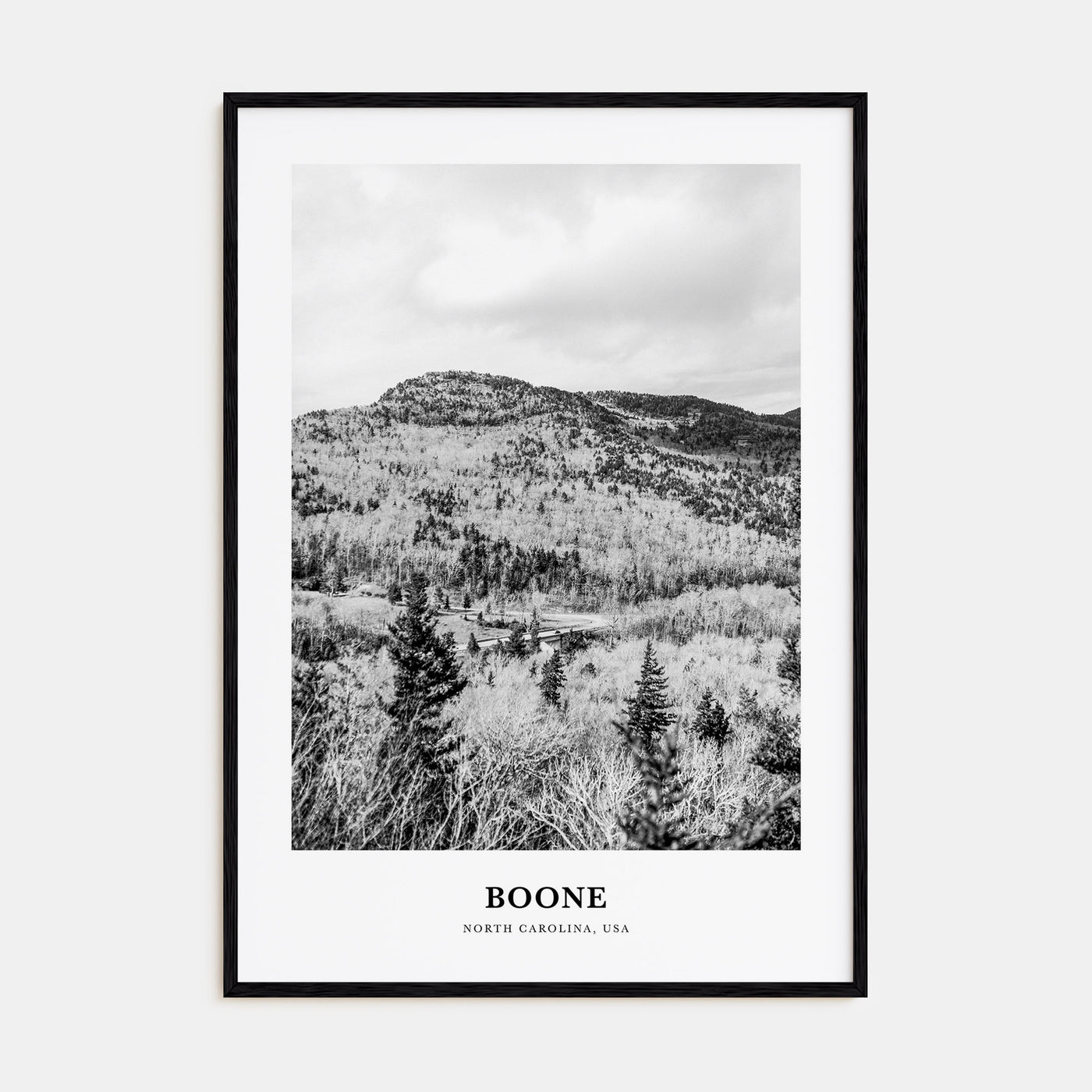 Boone Portrait B&W No 2 Poster