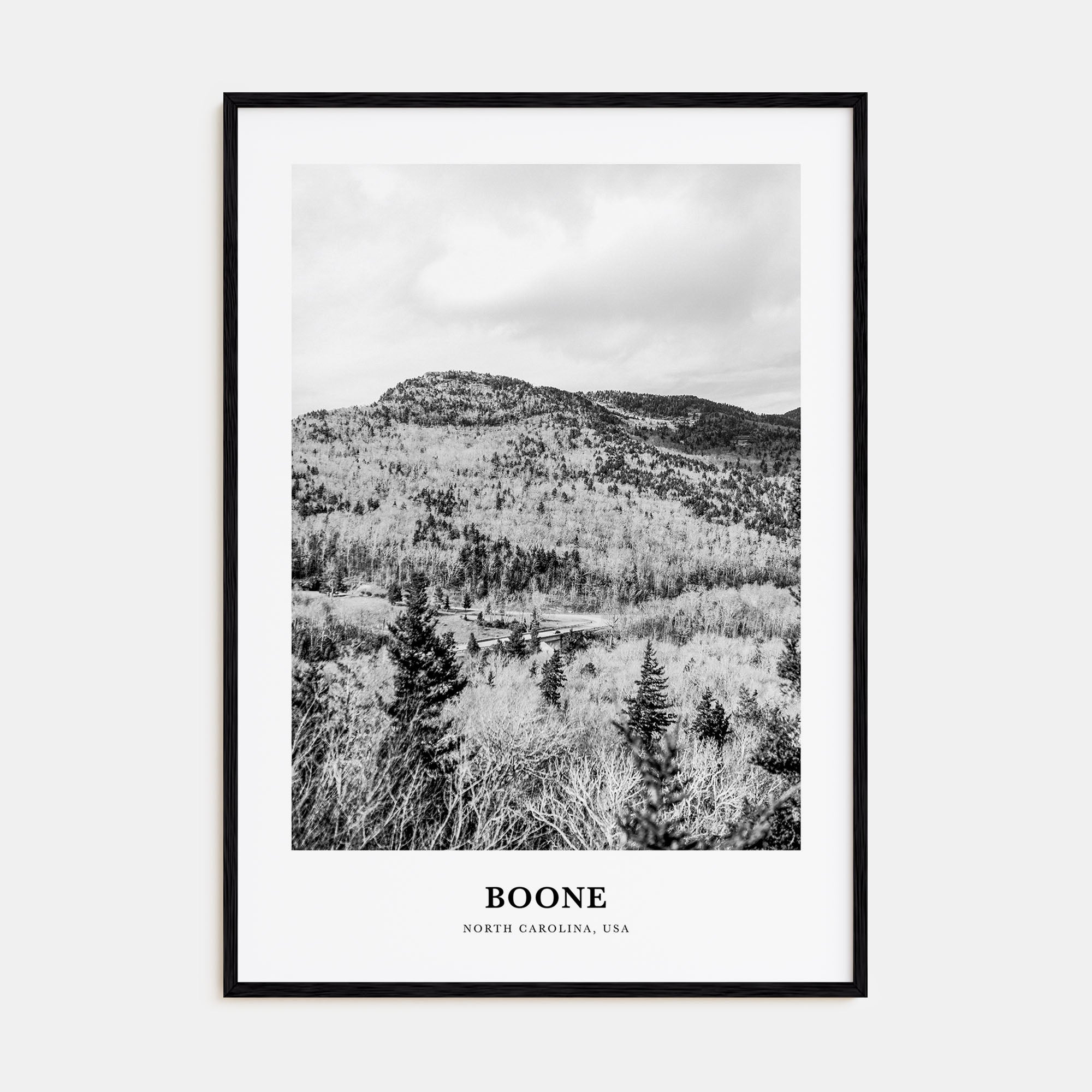 Boone Portrait B&W No 2 Poster