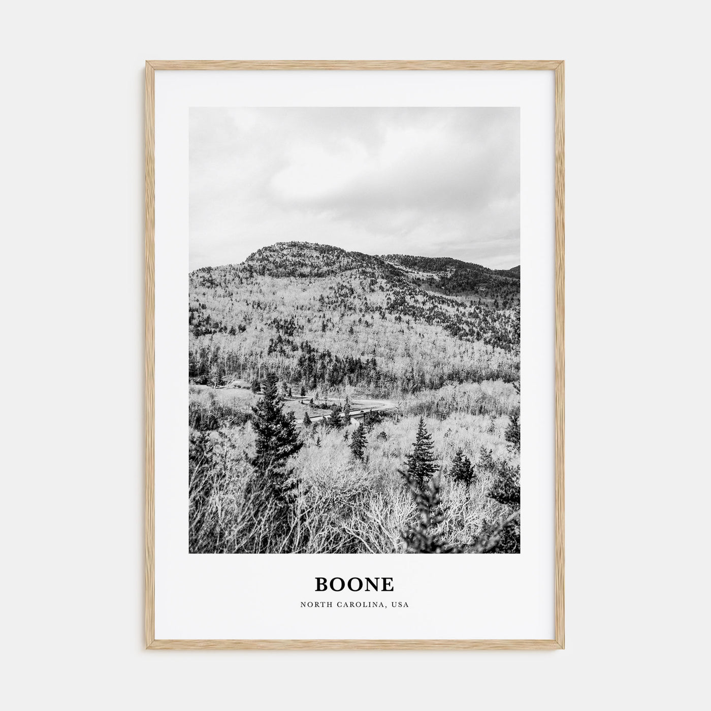 Boone Portrait B&W No 2 Poster