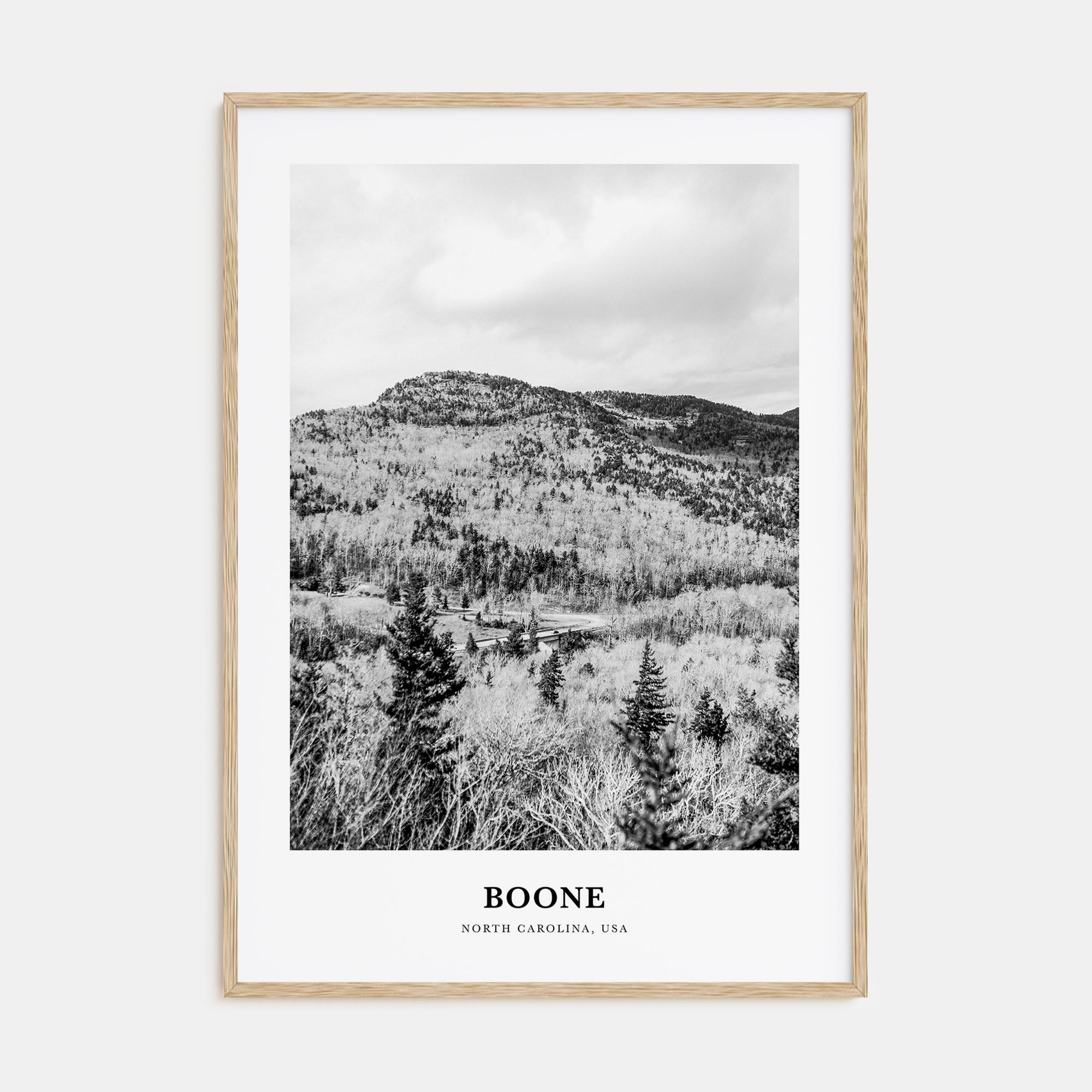 Boone Portrait B&W No 2 Poster