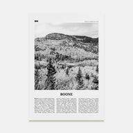 Boone Travel B&W No 2 Poster