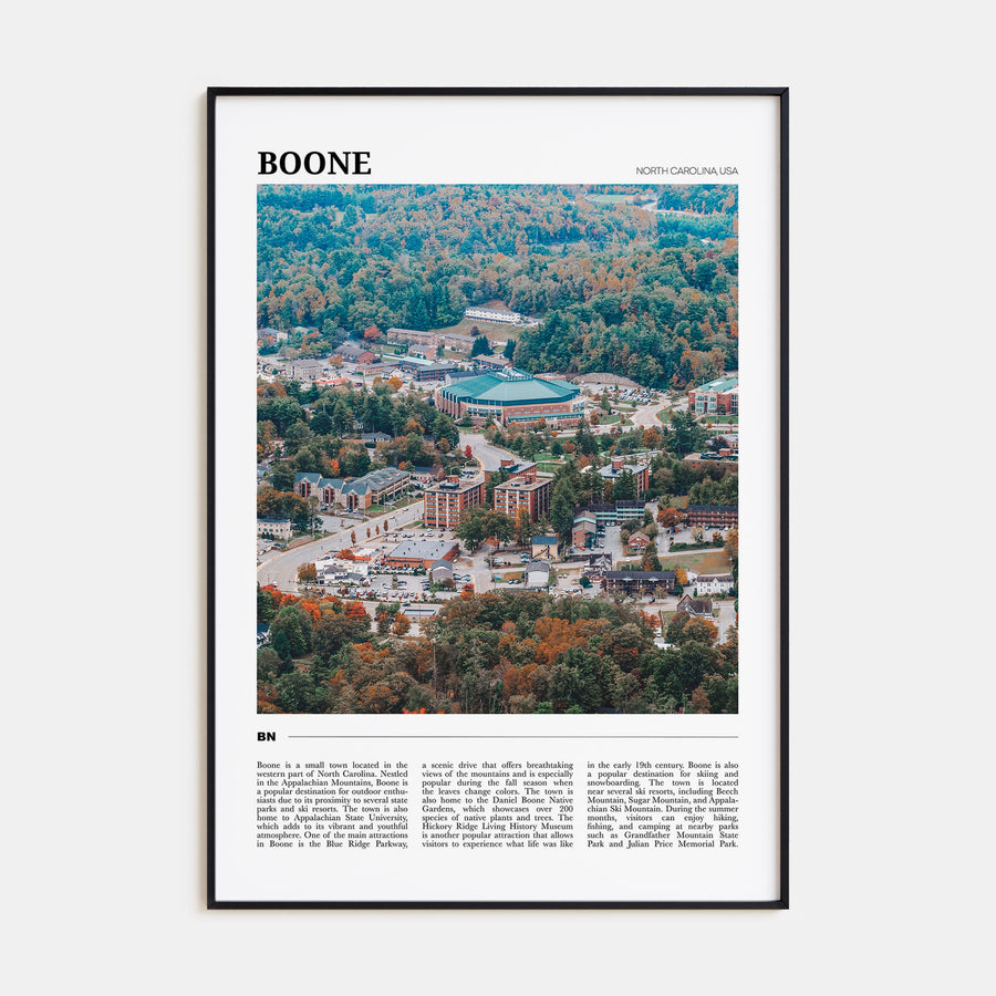 Boone Travel Color Poster