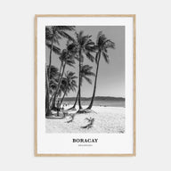 Boracay Portrait B&W Poster