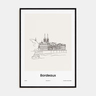 Bordeaux Drawn Poster