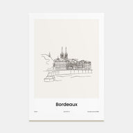 Bordeaux Drawn Poster