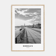 Bordeaux Portrait B&W No 1 Poster