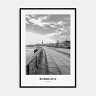 Bordeaux Portrait B&W No 1 Poster