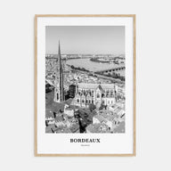 Bordeaux Portrait B&W No 2 Poster
