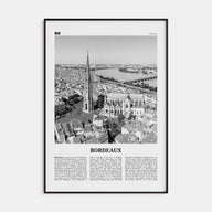 Bordeaux Travel B&W No 1 Poster
