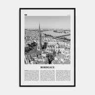 Bordeaux Travel B&W No 1 Poster