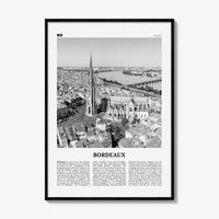 Bordeaux Print Black and White No 1, Bordeaux Wall Art, Bordeaux Poster, Bordeaux Photo, Bordeaux Wall Décor, France, Bordèu, Gironde