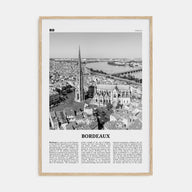 Bordeaux Travel B&W No 1 Poster