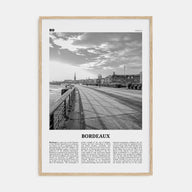 Bordeaux Travel B&W No 2 Poster