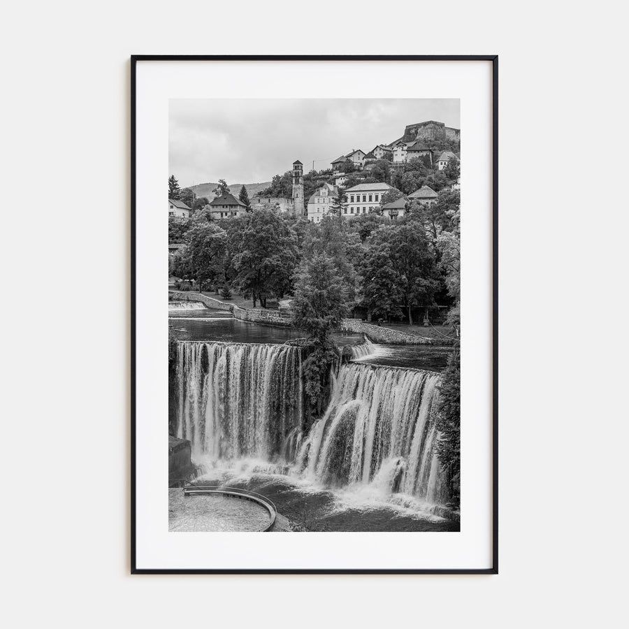Bosnia and Herzegovina Photo B&W Poster