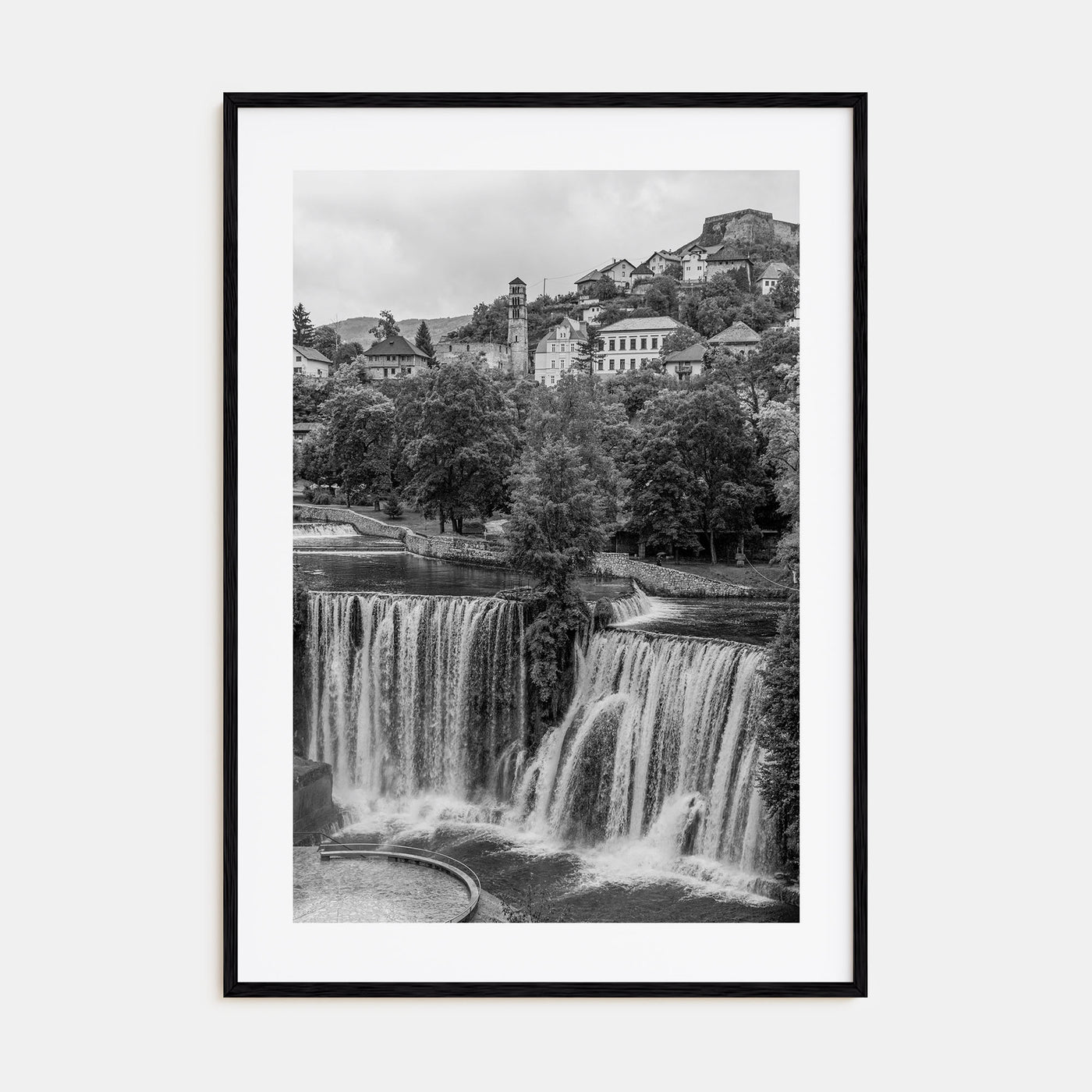 Bosnia and Herzegovina Photo B&W Poster